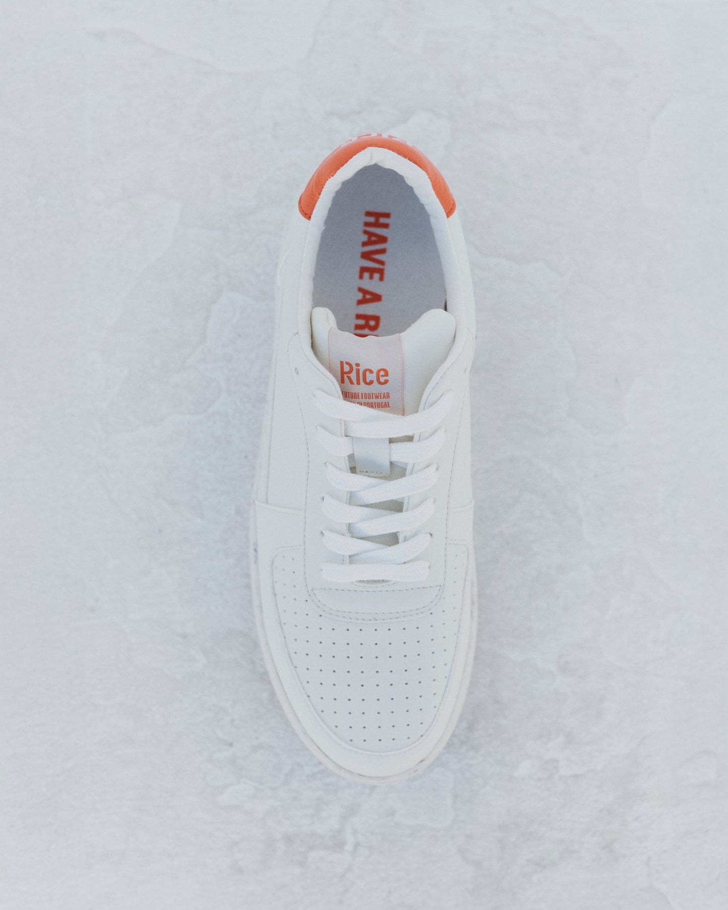 Sneaker OPEN21 ecru / orange - limited