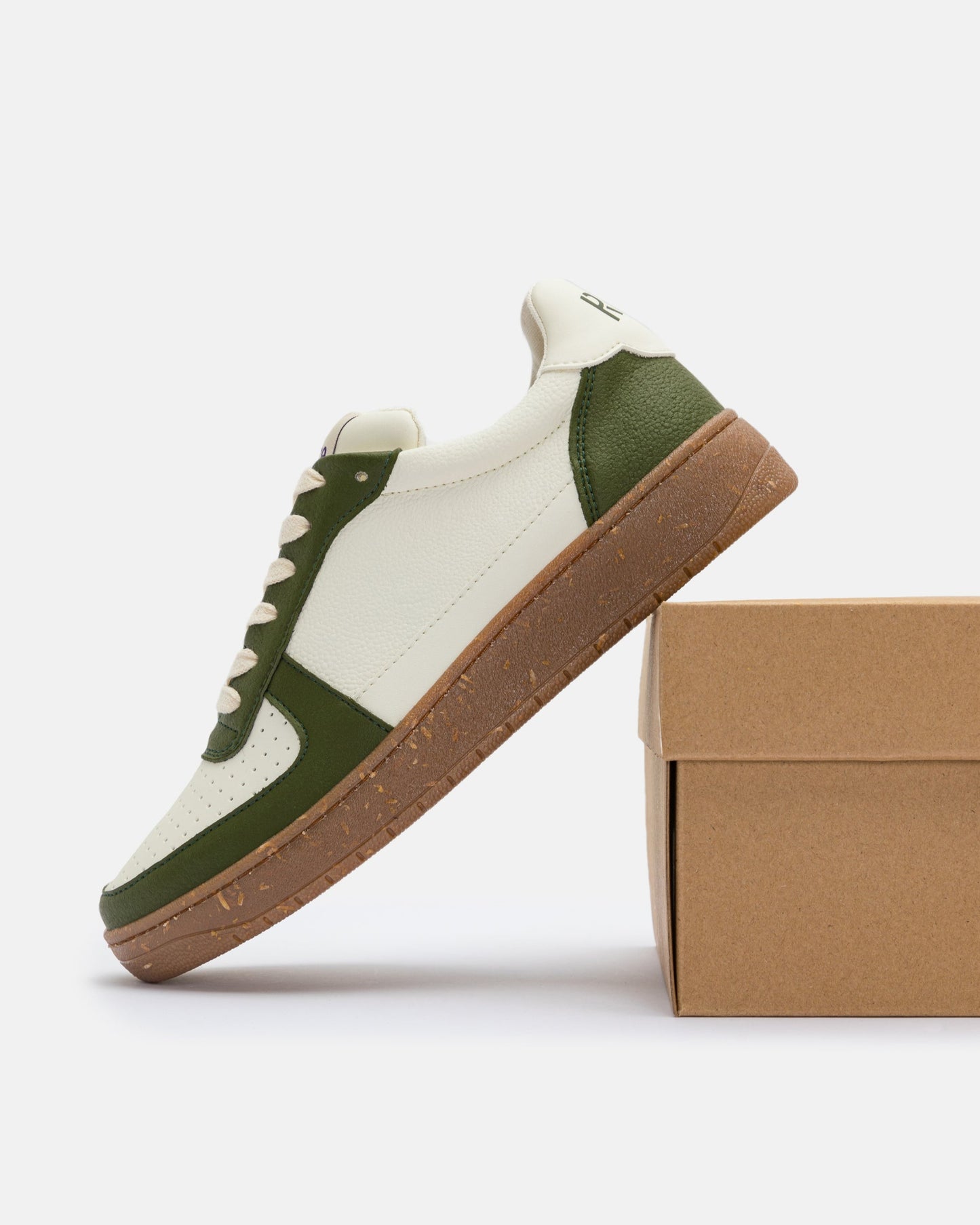Sneaker OPEN21 Green / Ecru