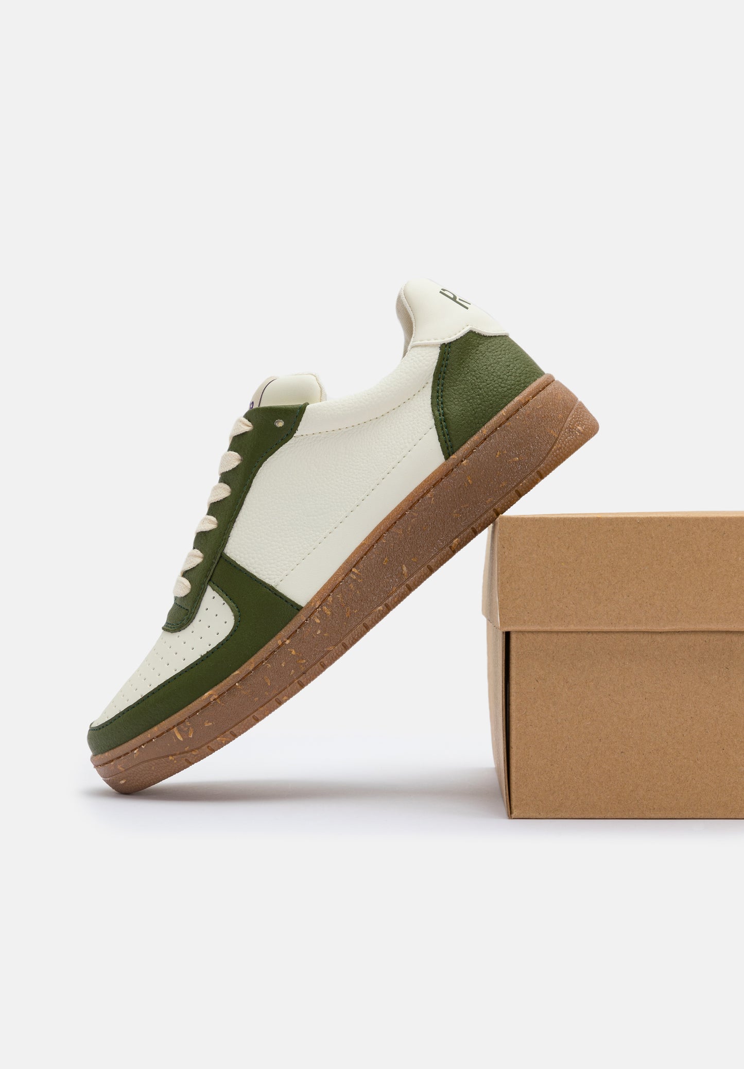 Sneaker OPEN21 Green / Ecru