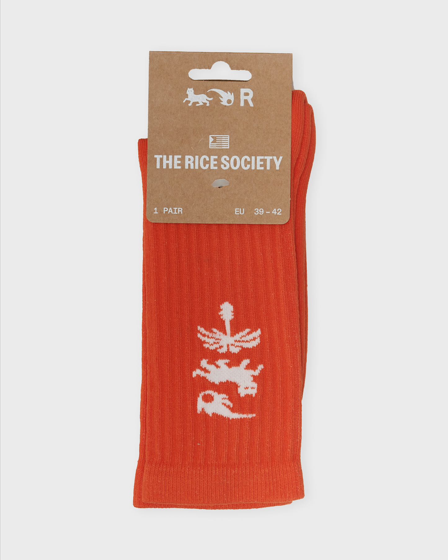 AVY ORGANIC CREW SOCK Orange